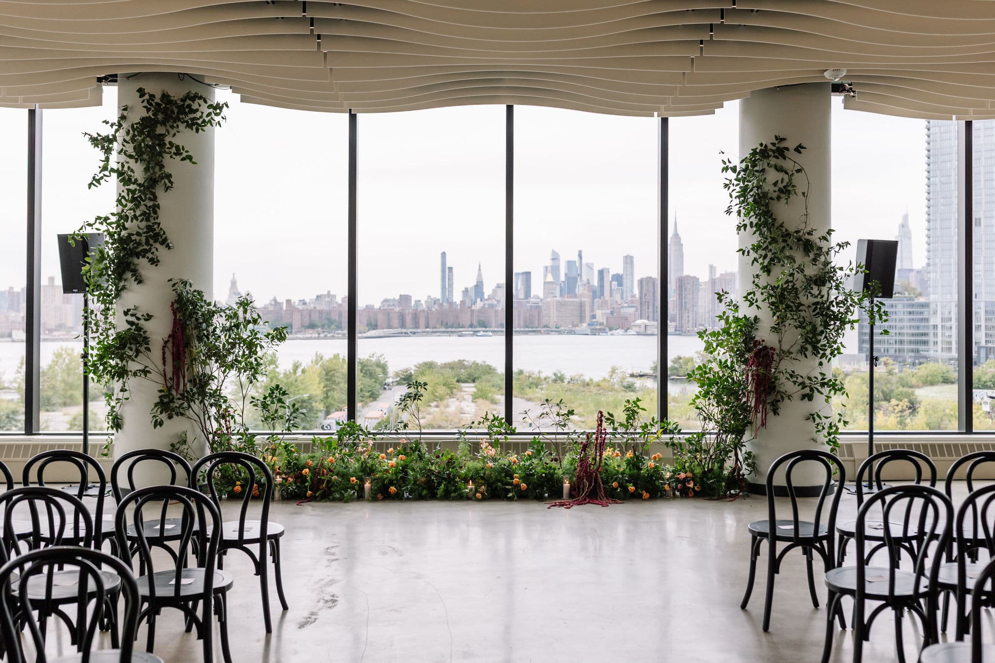 City loft ceremony before WedVis