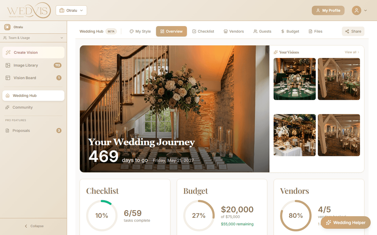 Wedding Hub - Overview